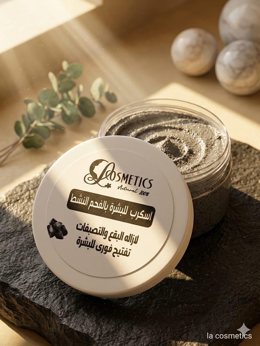 مقشر بالفحم النشط