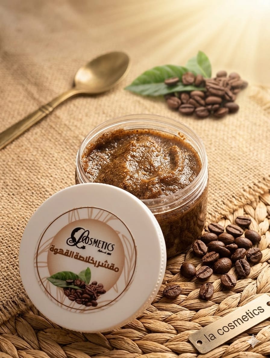 مقشر بخلاصة القهوة
