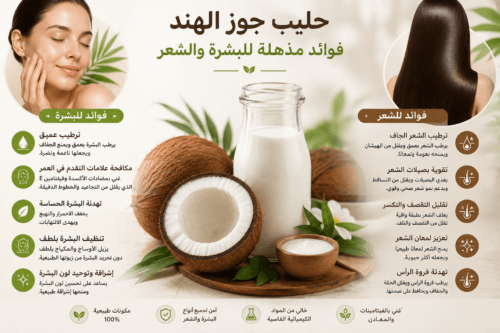فوائد حليب جوز الهند